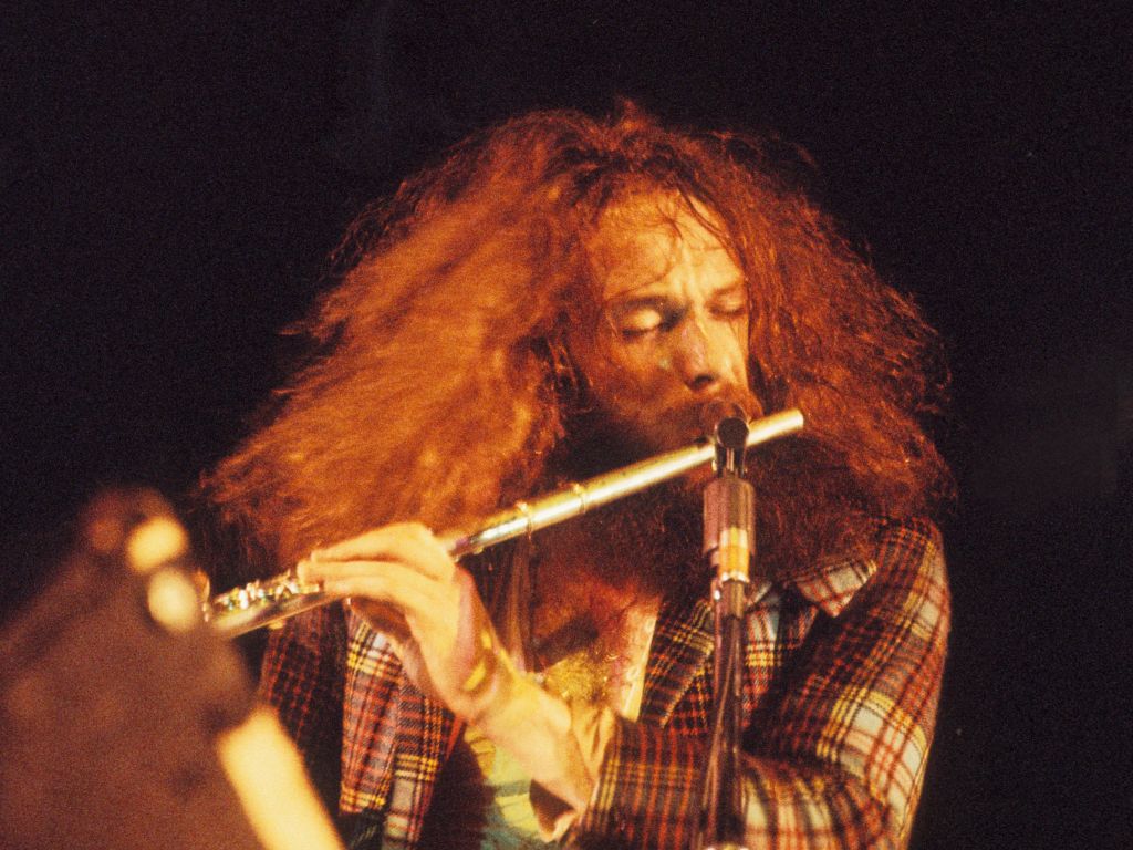 Ian Anderson of Jethro Tull (with trusty flute), Amsterdam, 12 February 1972
