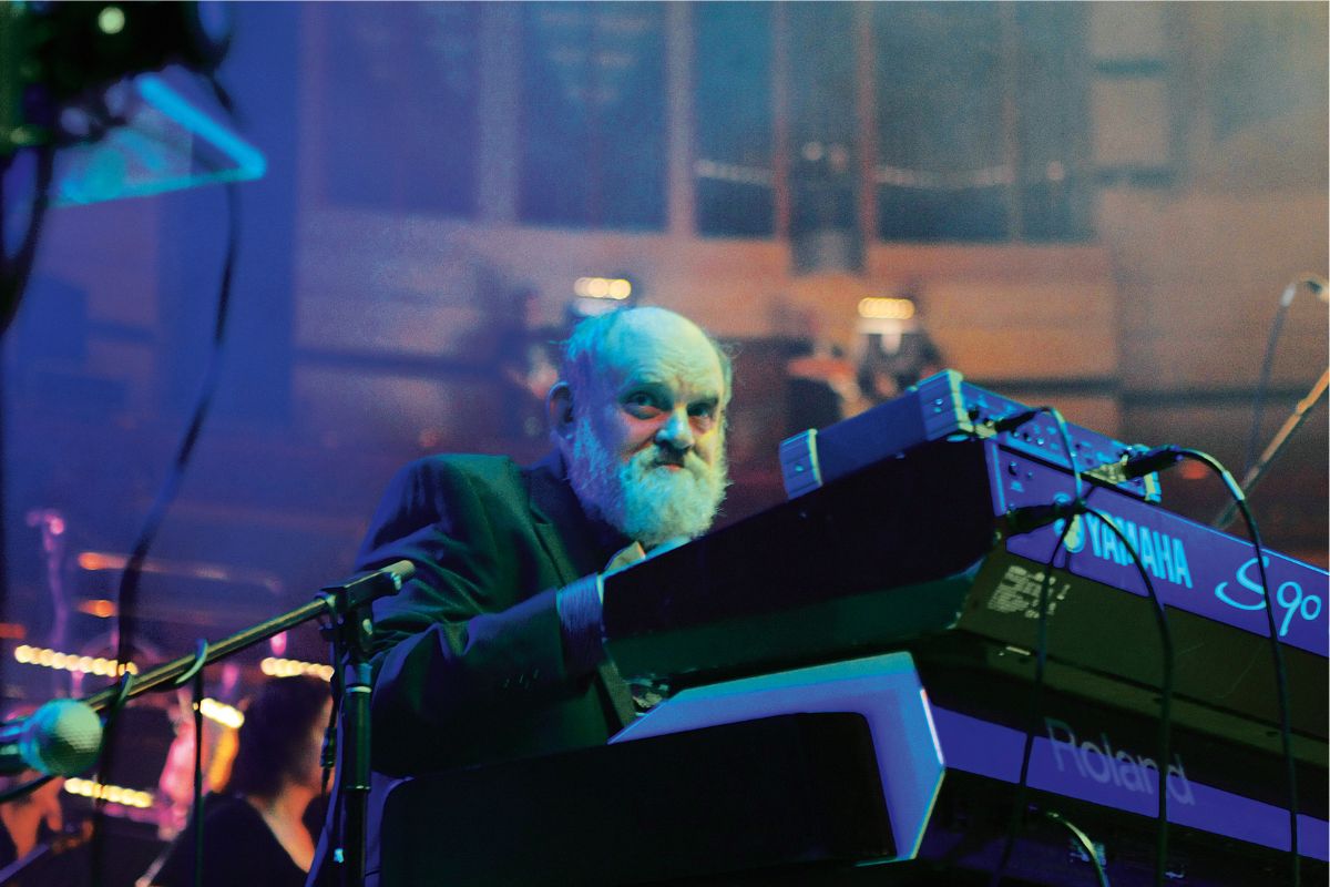 Robert John Godfrey performing with The Enid in 2011