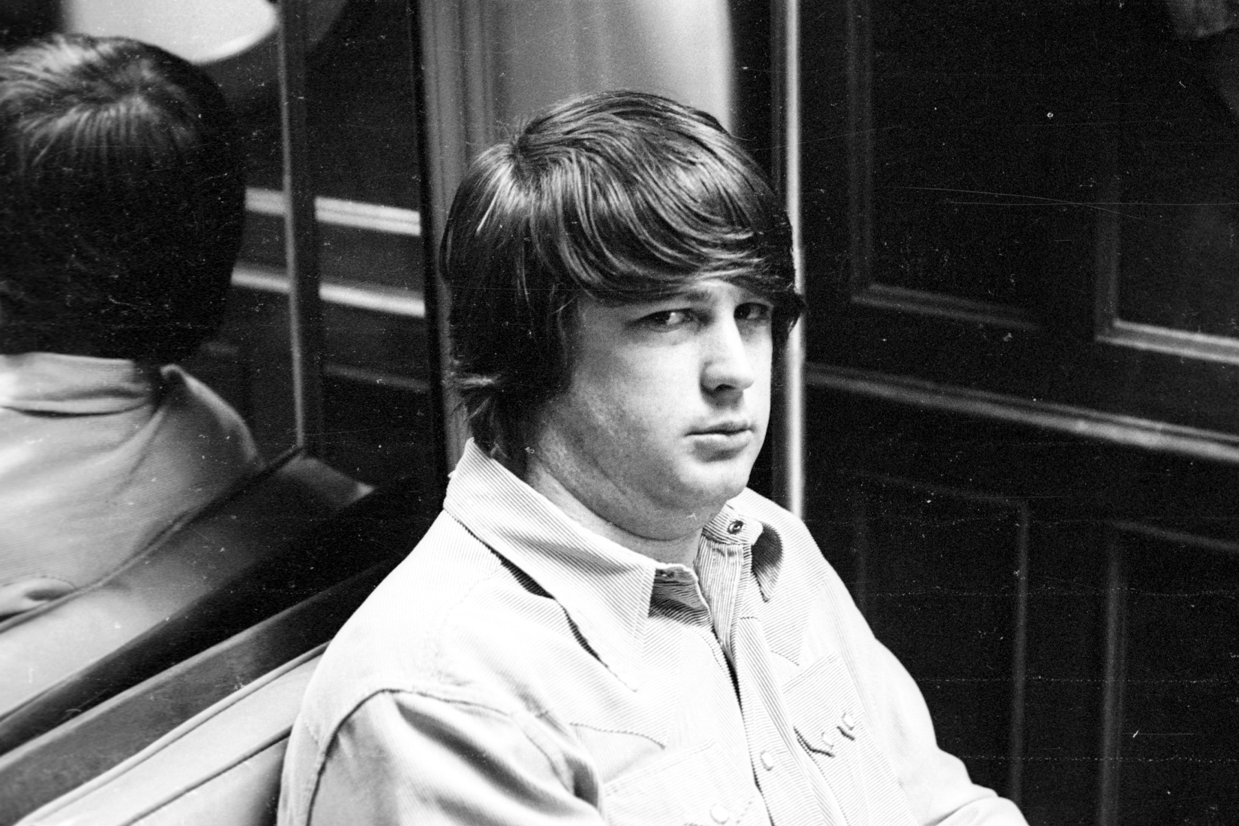 Brian Wilson of The Beach Boys relaxes backstage, circa 1966