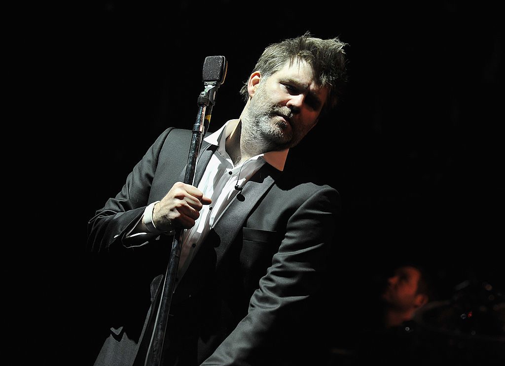 James Murphy performs with LCD Soundsystem at Madison Square Garden, April 2, 2011