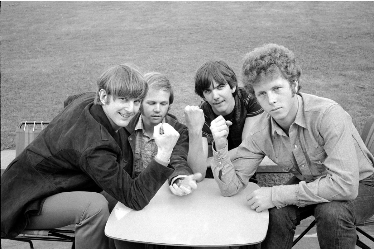 The Byrds, 1968. L-R: Roger McGuinn, Kevin Kelley, Gram Parsons and Chris Hillman