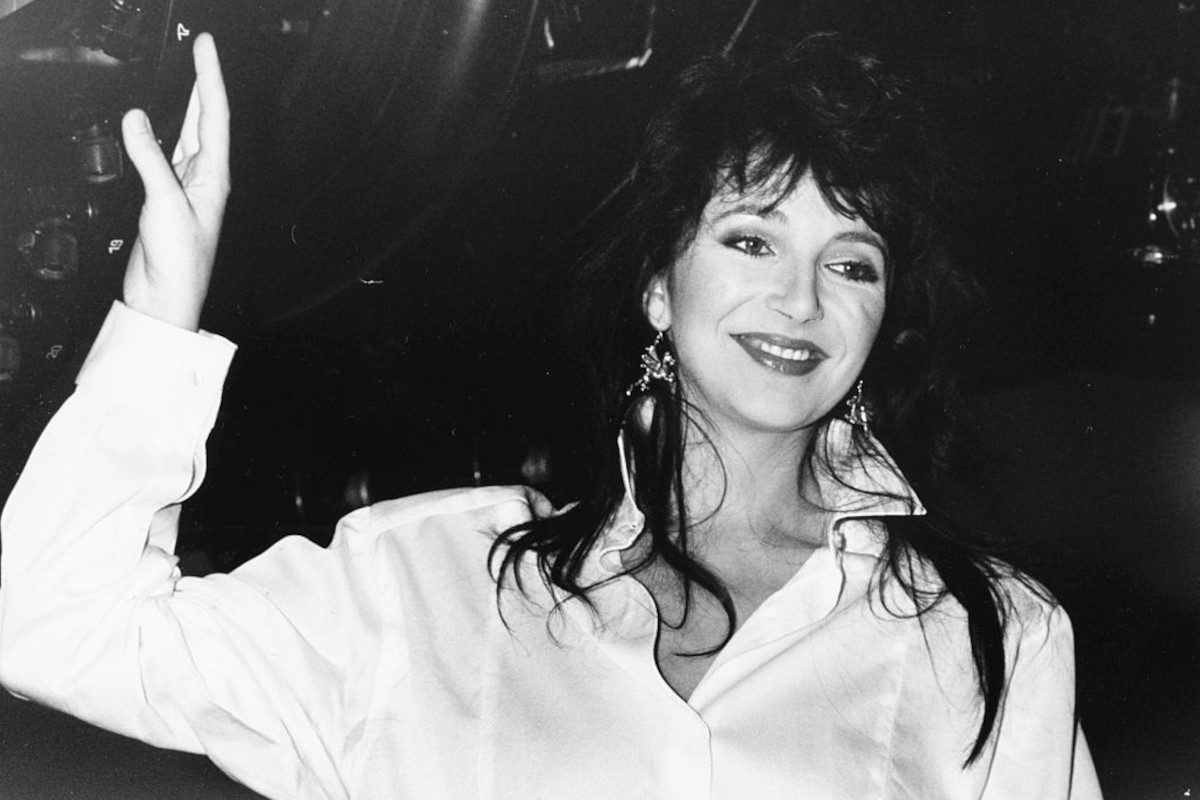Kate Bush promoting Hounds of Love at London Planetarium, September 9th 1985