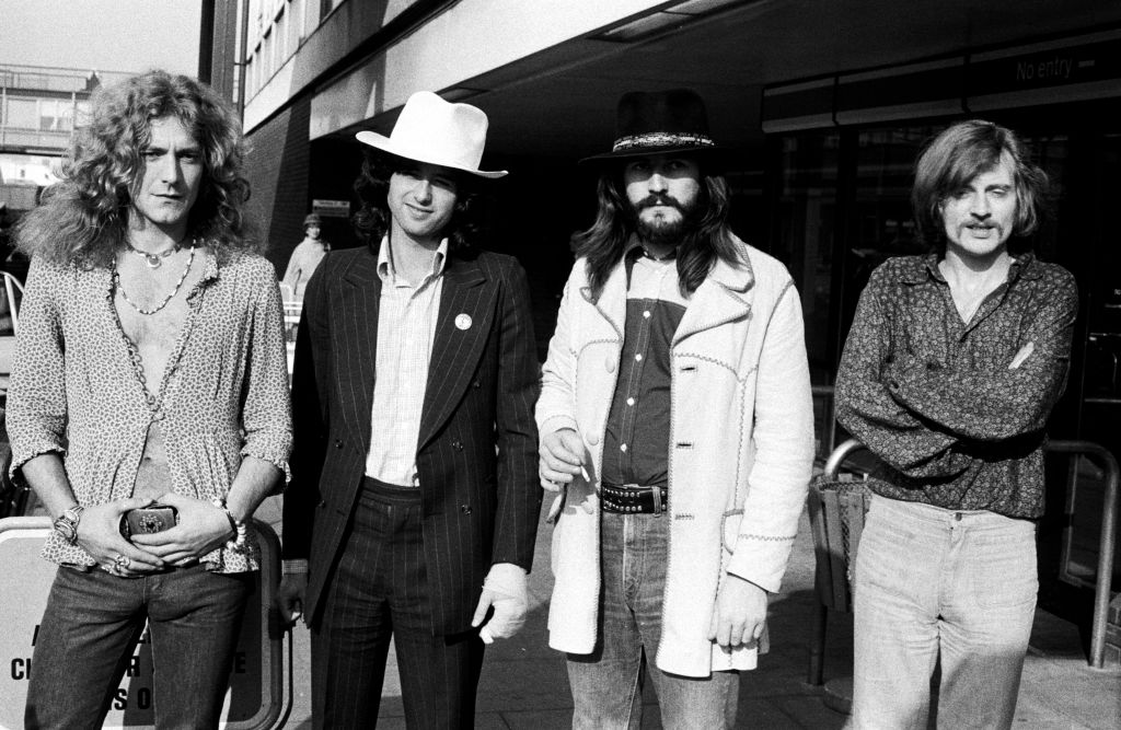 Led Zeppelin, June 5, 1973. L-R Robert Plant, Jimmy Page, John Bonham and John Paul Jones