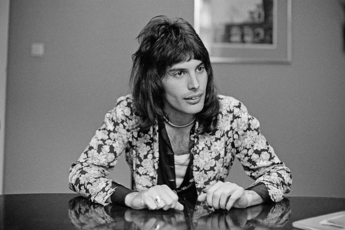 Freddie Mercury of Queen, 1975