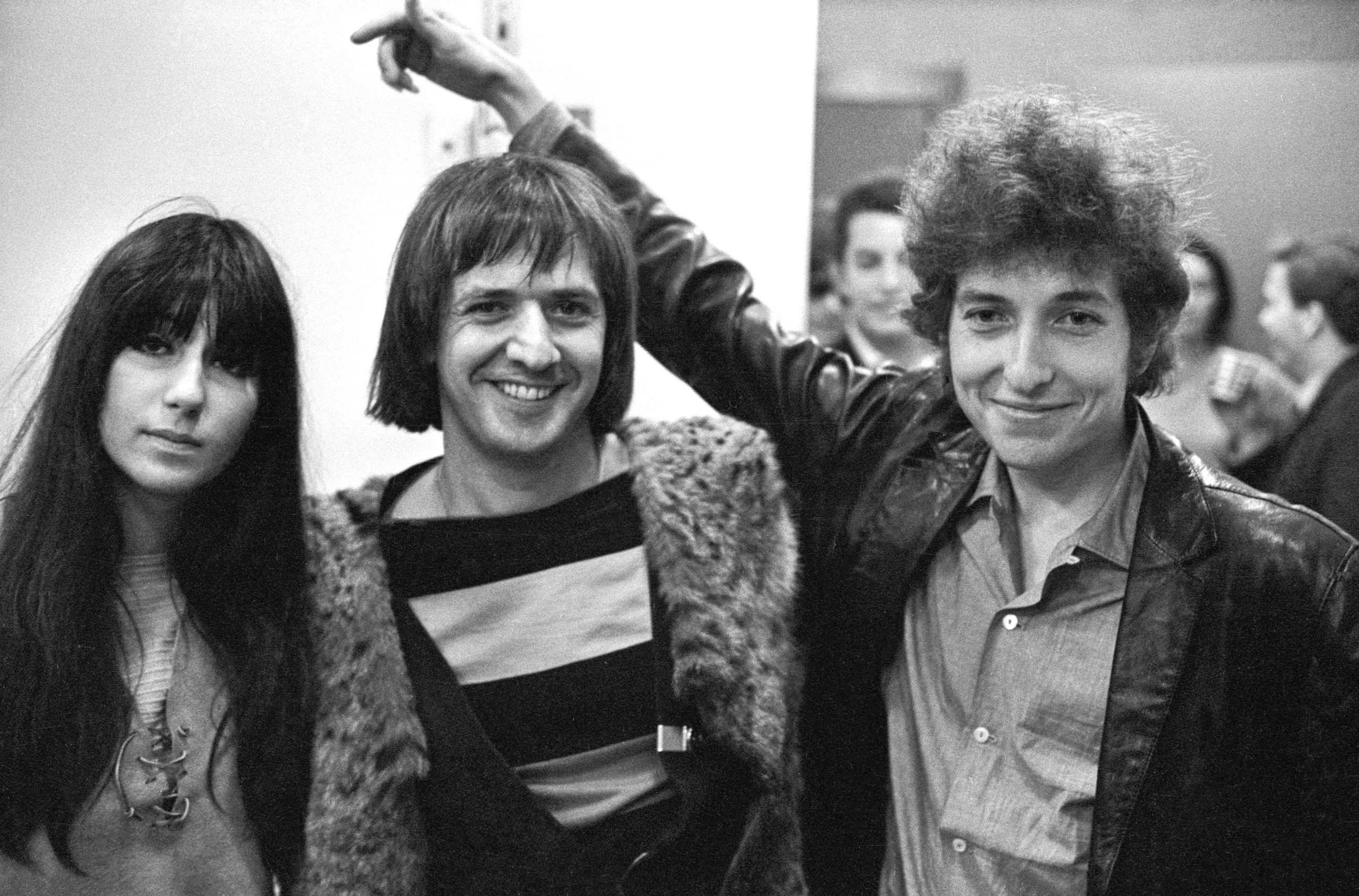 Bob Dylan with Sonny and Cher 1965