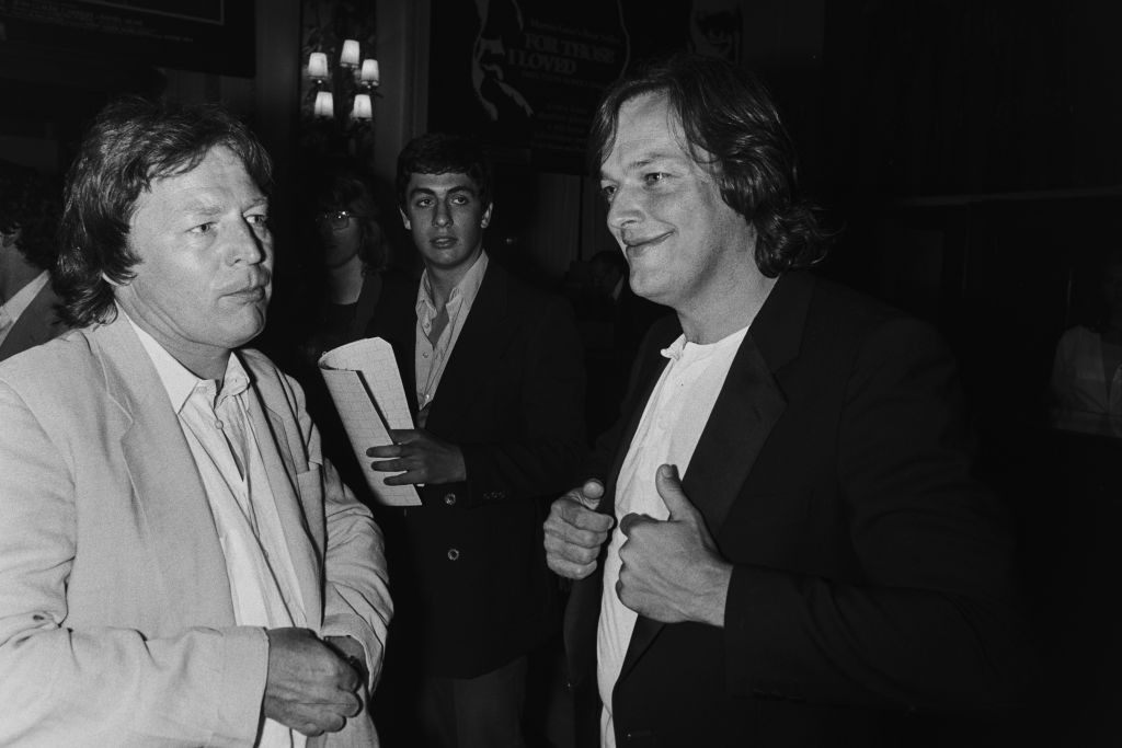 Alan Parker and David Gilmour at the Cannes Film Festival, where 'The Wall' was premiered at midnight on May 23, 1982