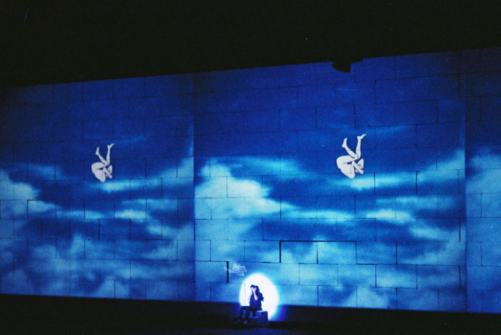 Pink Floyd performing The Wall at Earls Court Arena, London, June 16, 1981