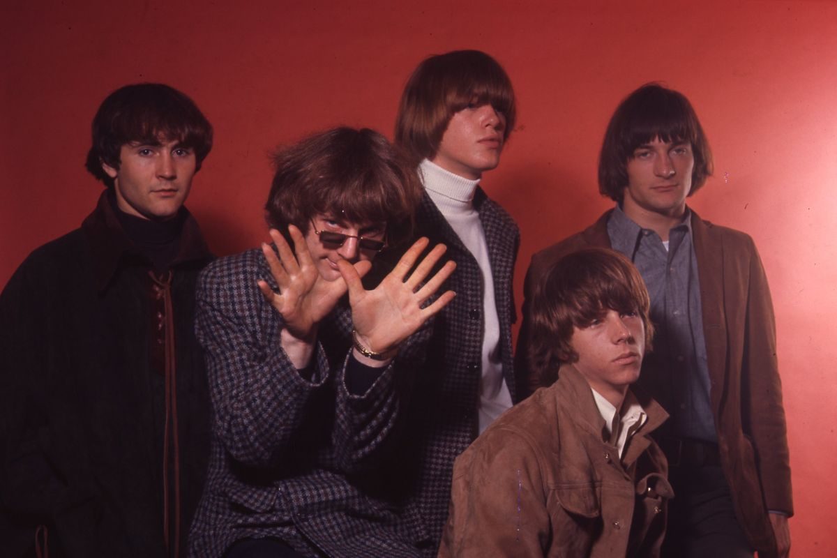 The Byrds (L-R David Crosby, Roger McGuinn, Michael Clarke, Chris Hillman, Gene Clark) were one of psychedelia's pioneers