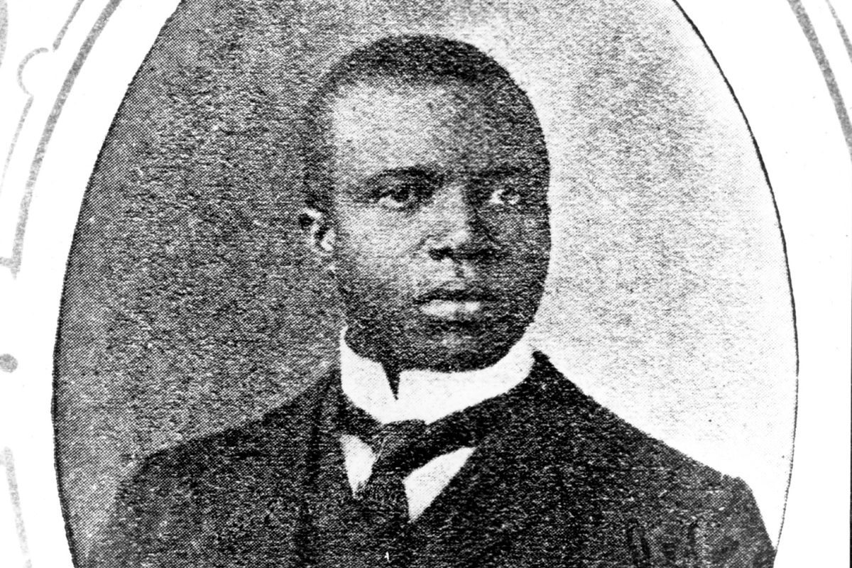 Composer Scott Joplin poses for a portrait circa 1904 in Saint Louis, Missouri