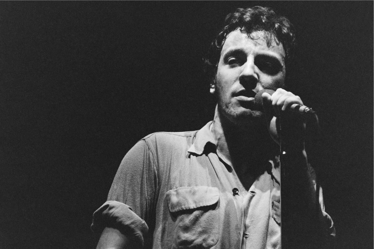 Bruce Springsteen performing live on The River tour, April 1981