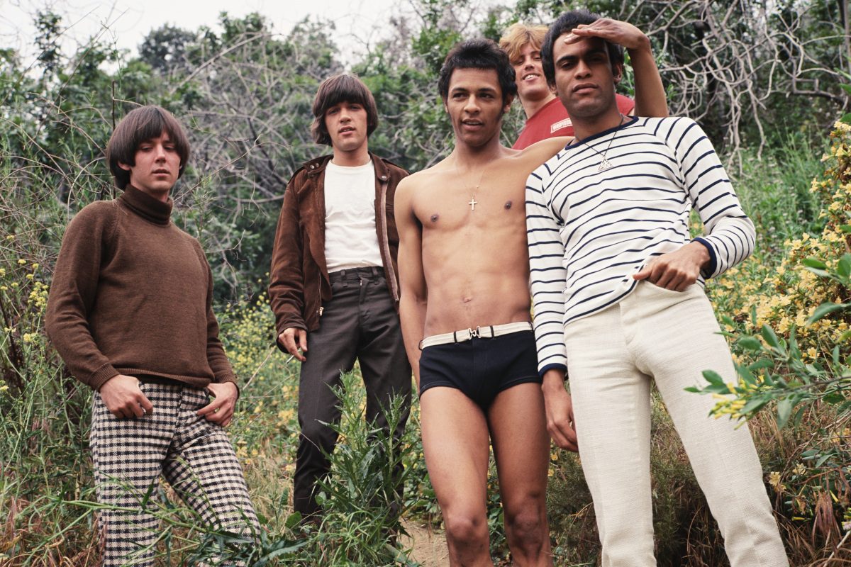 Love pose for a band portrait, 1967