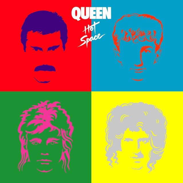 Queen – Hot Space album cover