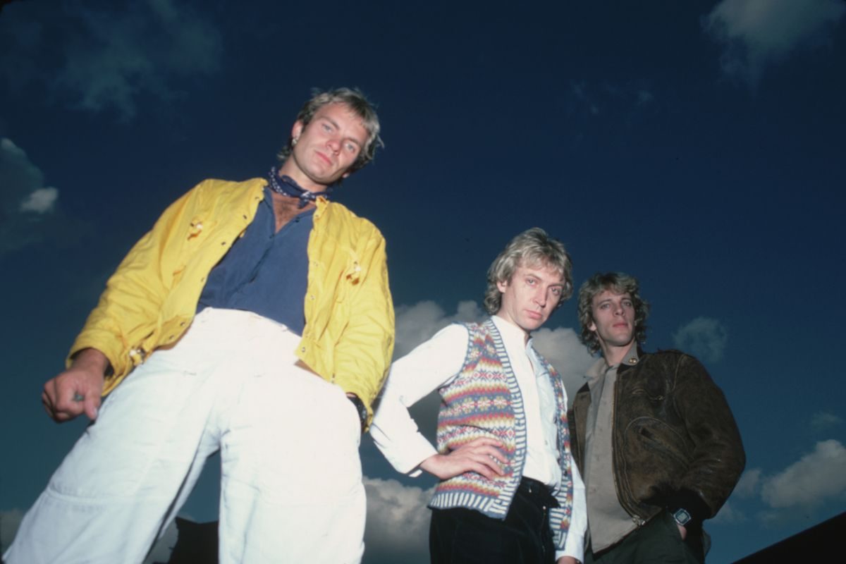 The Police (L-R Sting, Andy Summers, Stewart Copeland), 1982