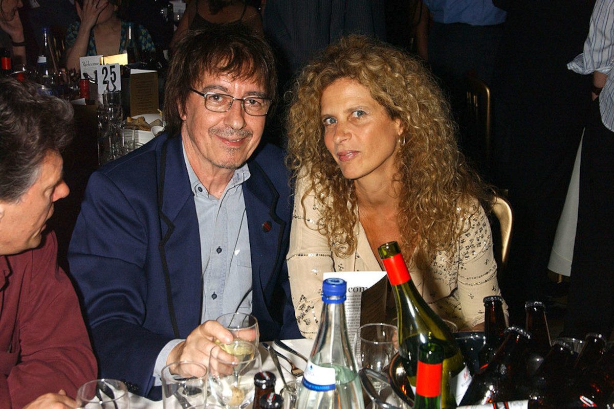 Bill Wyman and Suzanne Wyman attend the pre-reception ahead of The MOJO Honours List 2005
