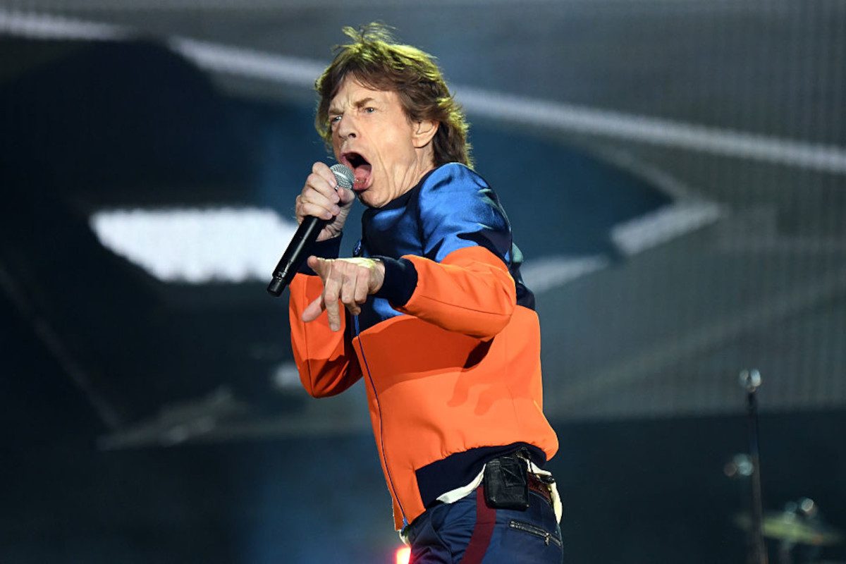 Indio, CA - October 7: Mick Jagger performs at the Desert Trip Music Festival on October 7, 2016