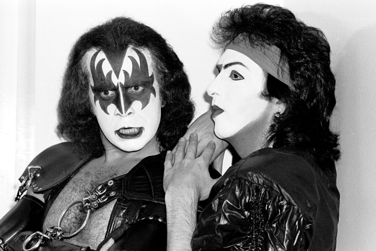 KISS’s Gene Simmons (left) and Paul Stanley, 1982