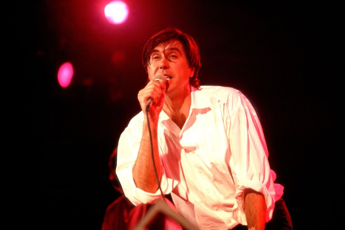 Bryan Ferry of Roxy Music at the UIC Pavilion in Chicago, Illinois, May 14, 1983