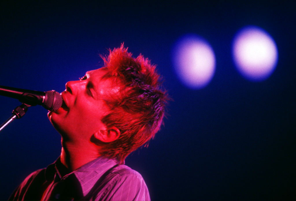 Radiohead, Thom Yorke, Pukkelpop Festival, Hasselt, Belgium, 26th August 1995.
