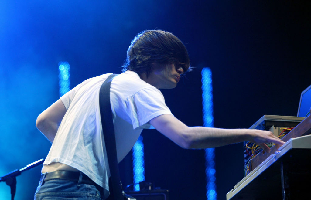 Jonny Greenwood of Radiohead at the 2003 Glastonbury Festival