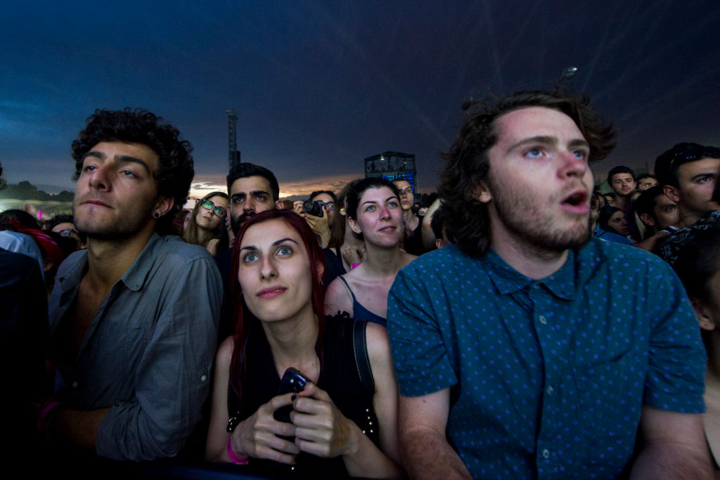 English rock band Radiohead performs at Firenzerocks Festival on June 14, 2017 in Florence, Italy