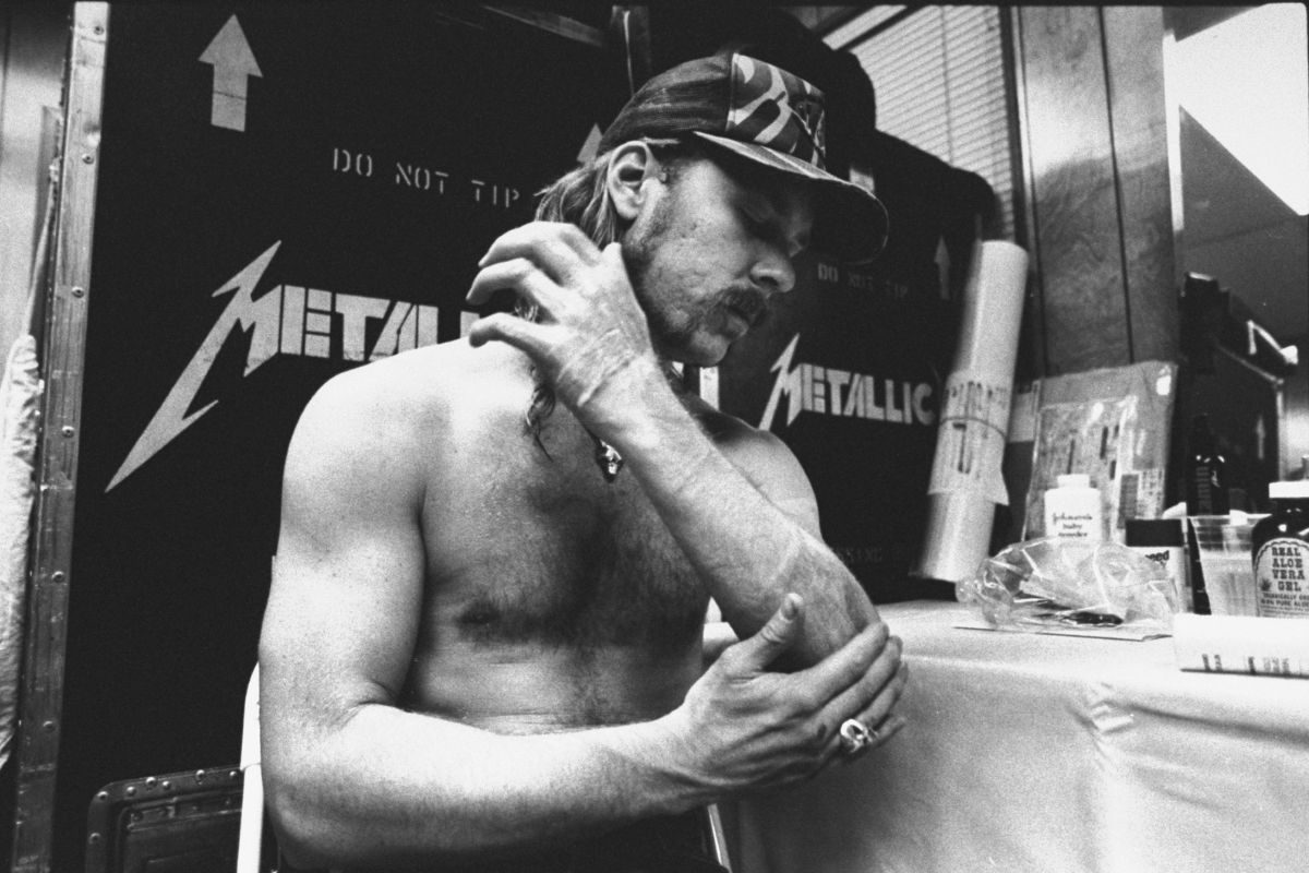 James Hetfield, Metallica singer, 1992
