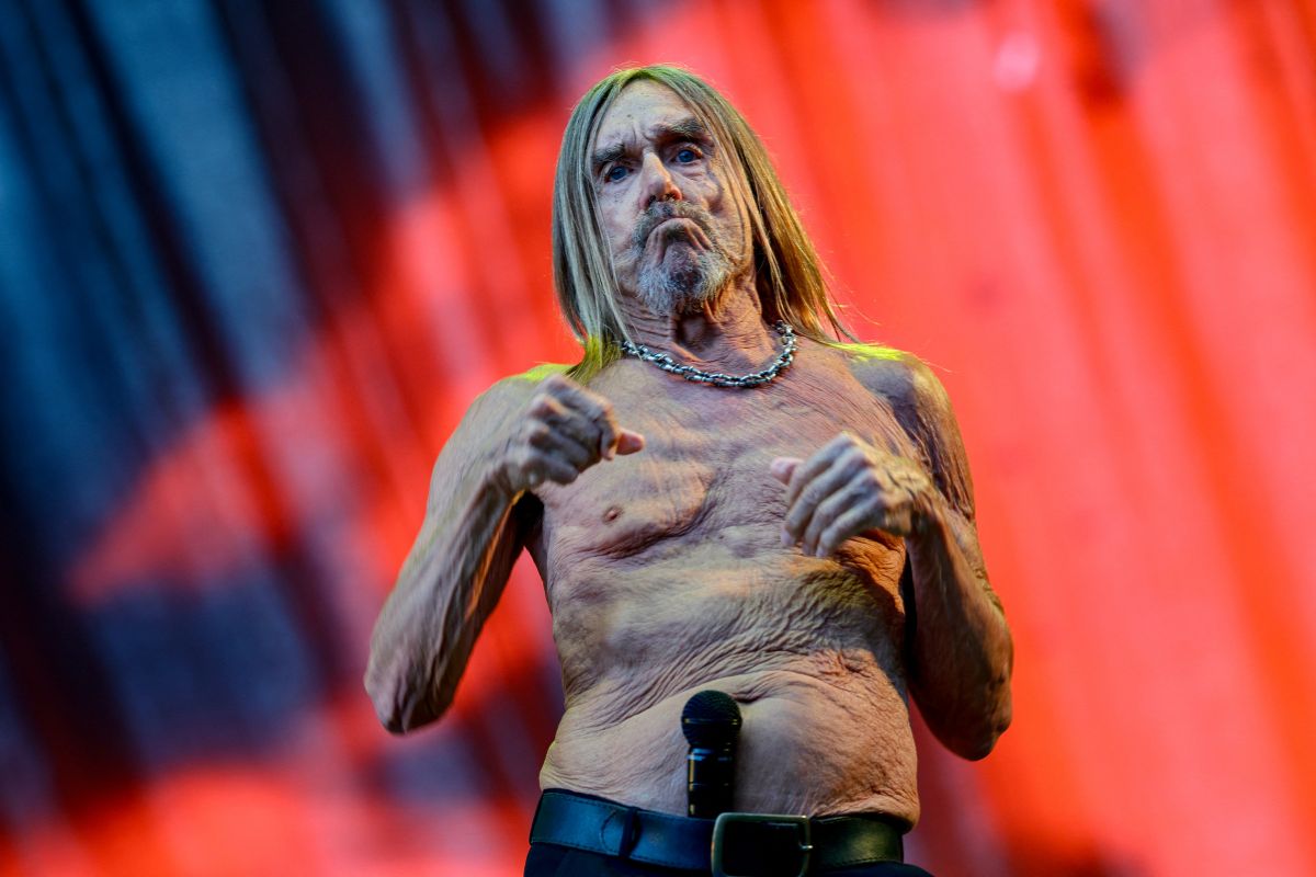 Iggy Pop at Way Out West festival, Gothenburg, Sweden, 2025