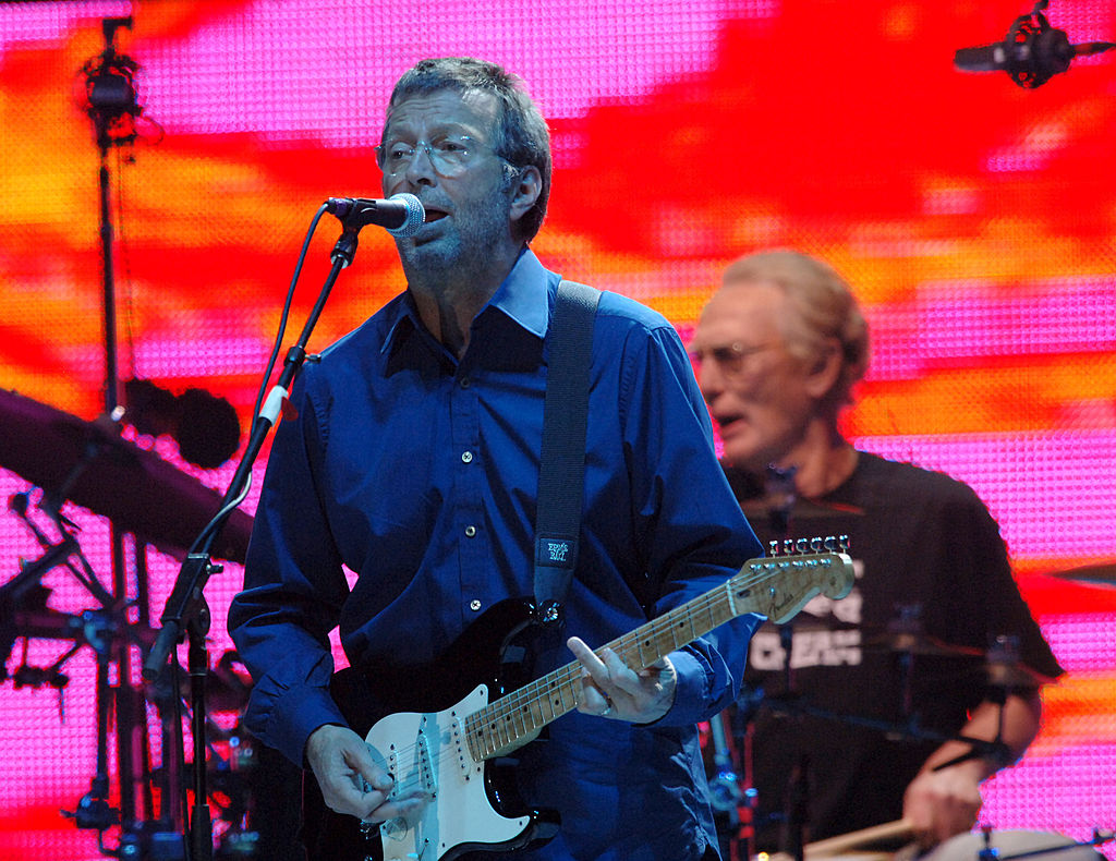 Eric Clapton and Ginger Baker of Cream at Madison Square Garden, New York City, October 24, 2005