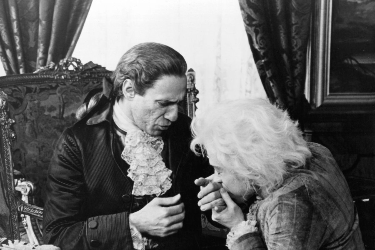 F Murray Abraham (Salieri) and Tom Hulce (Mozart) in Amadeus
