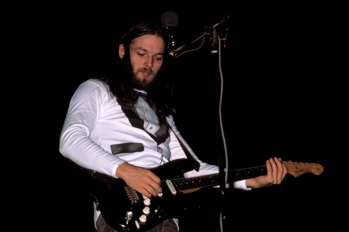David Gilmour on the Wish You Were Here tour, Nassau Coliseum, Long Island, New York, 16 June 1975