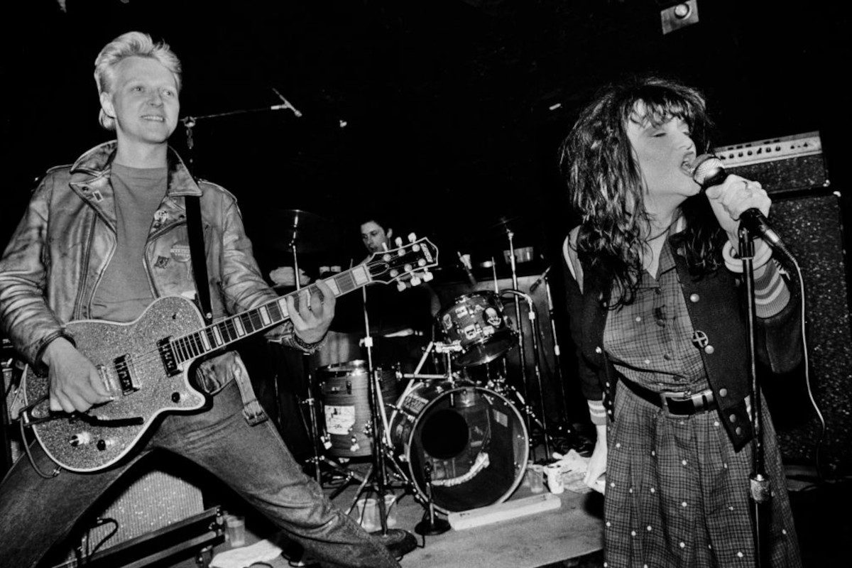 X performing onstage at Exit, Chicago, Illinois, May 18, 1981