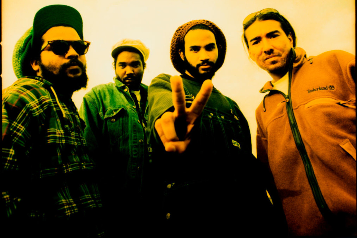 Bad Brains pose for a portrait, 1993