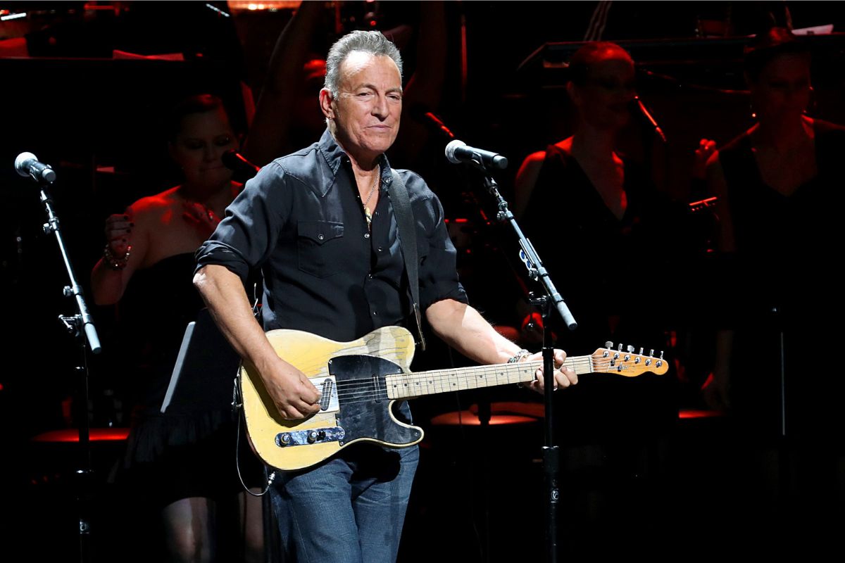 Bruce Springsteen performs onstage during the The Rainforest Fund 30th Anniversary Benefit Concert, 2019 in New York City