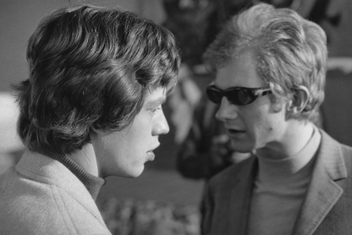 Mick Jagger with The Rolling Stones manager Andrew Loog Oldham, 1965, New York Hilton