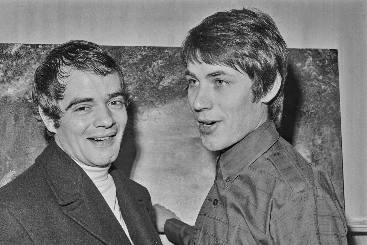 Kit Lambert and Chris Stamp, managers of English rock group The Who, UK, 20 November 1965