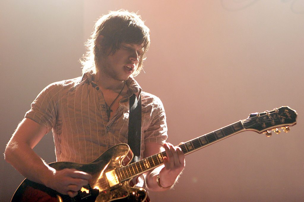 Guitarist Matthew Followill of Kings of Leon, 2005