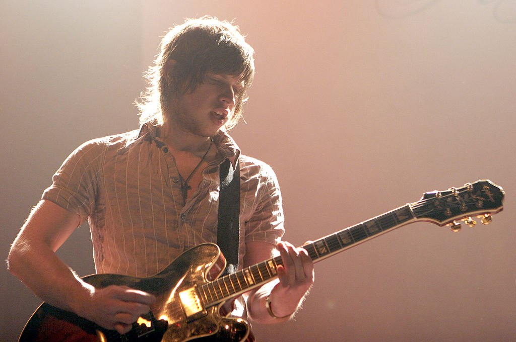 Guitarist Matthew Followill of Kings of Leon, 2005