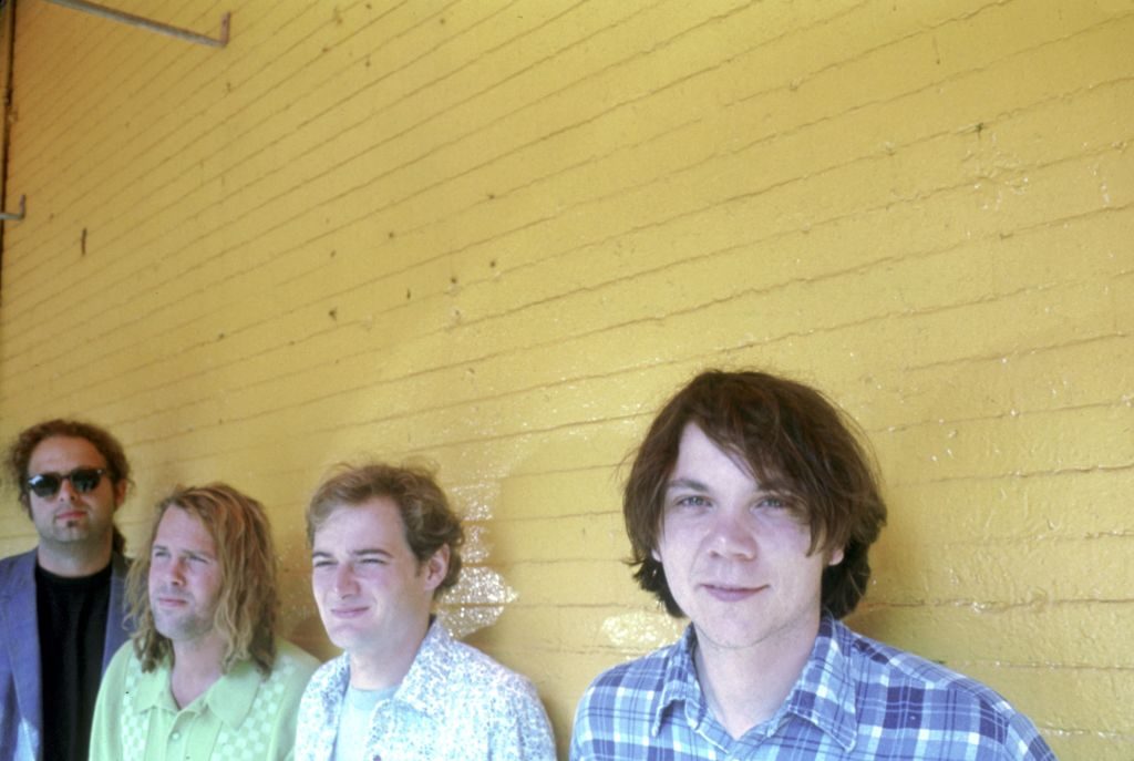 Wilco, alt.country band, 1996. Wilco L-R Ken Coomer, Jay Bennett, John Stirratt and Jeff Tweedy