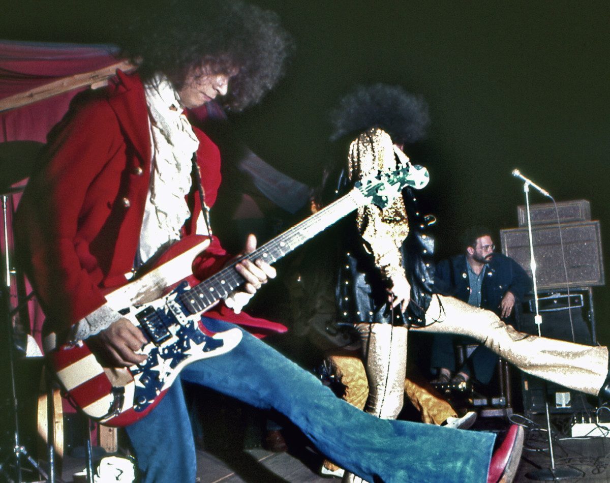MC5 perform live at the Grande Ballroom in 1969 in Detroit, Michigan