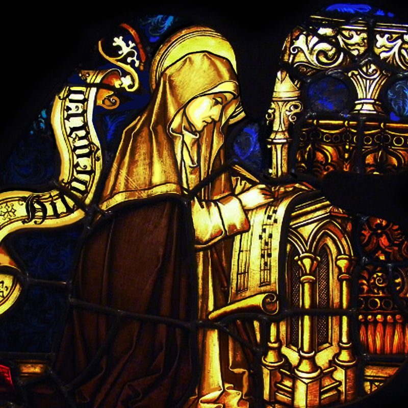 Hildegard of Bingen. Found in the collection of the Eibingen Abbey