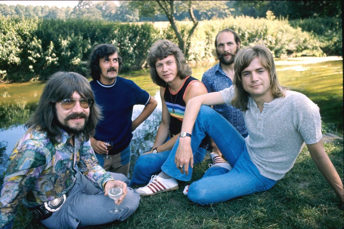 The Moody Blues progressive rock band 1970
