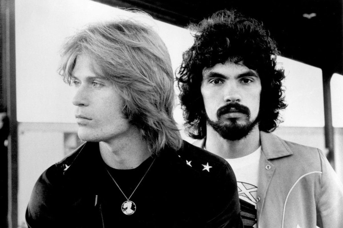Hall and Oates posed, circa 1970