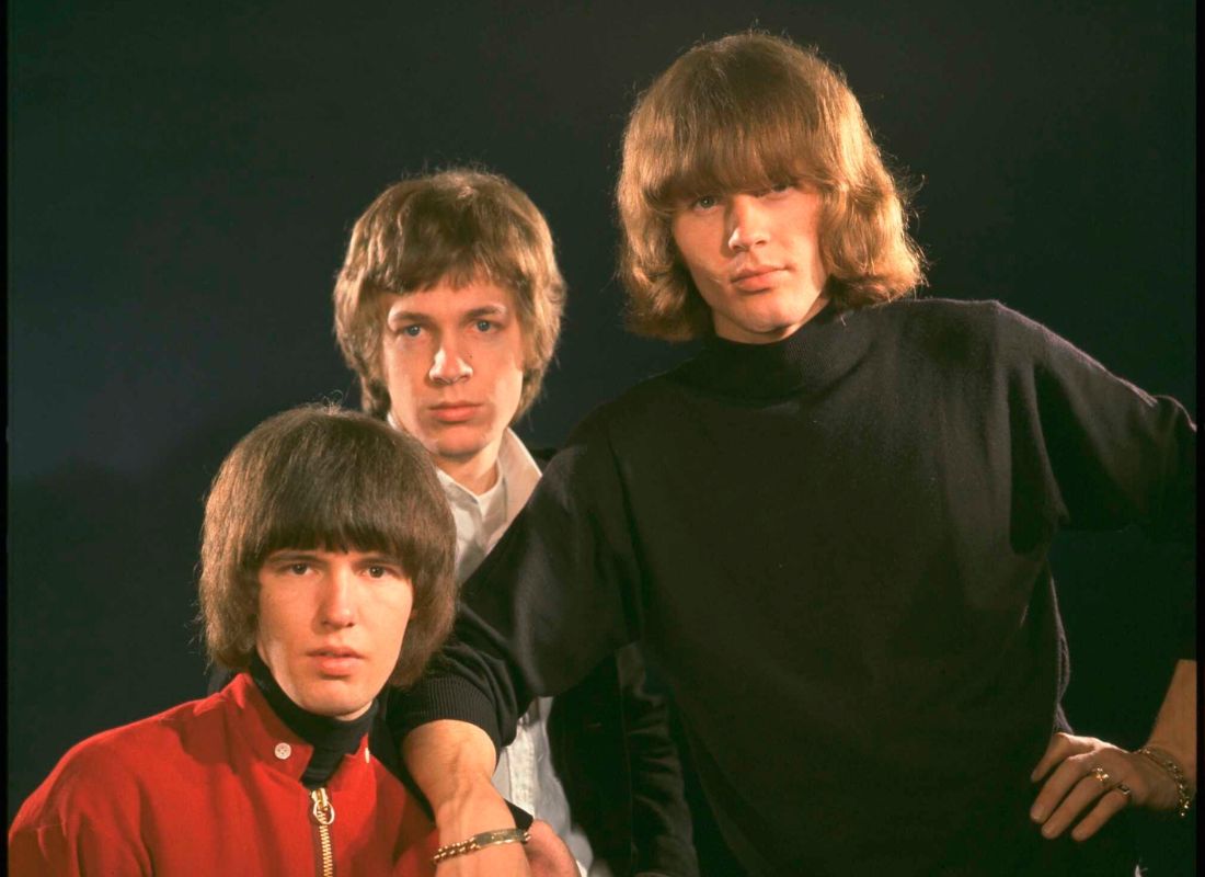 L-R) Gary Walker, Scott Walker and John Walker of pop group The Walker Brothers, circa 1965