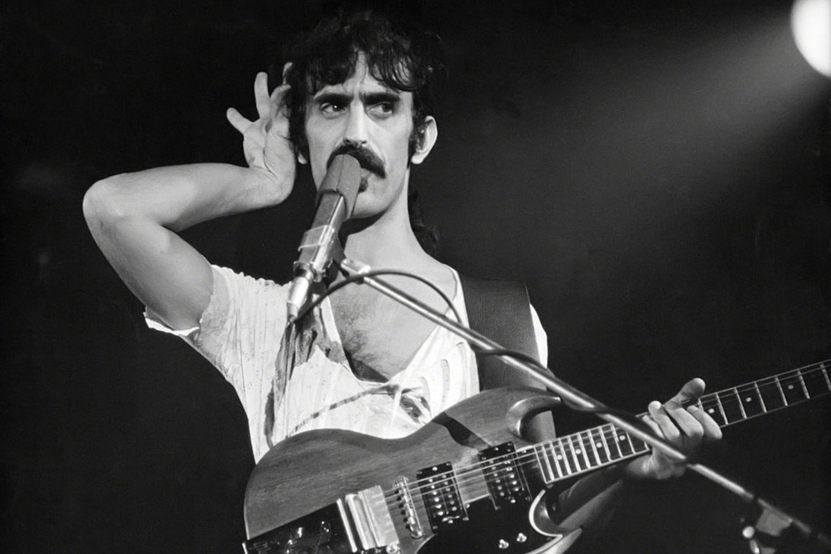 Frank Zappa performing live, circa 1974