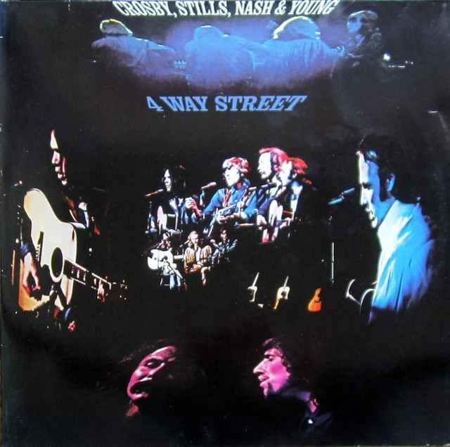 Crosby, Stills, Nash and Young 4 Way Street album sleeve