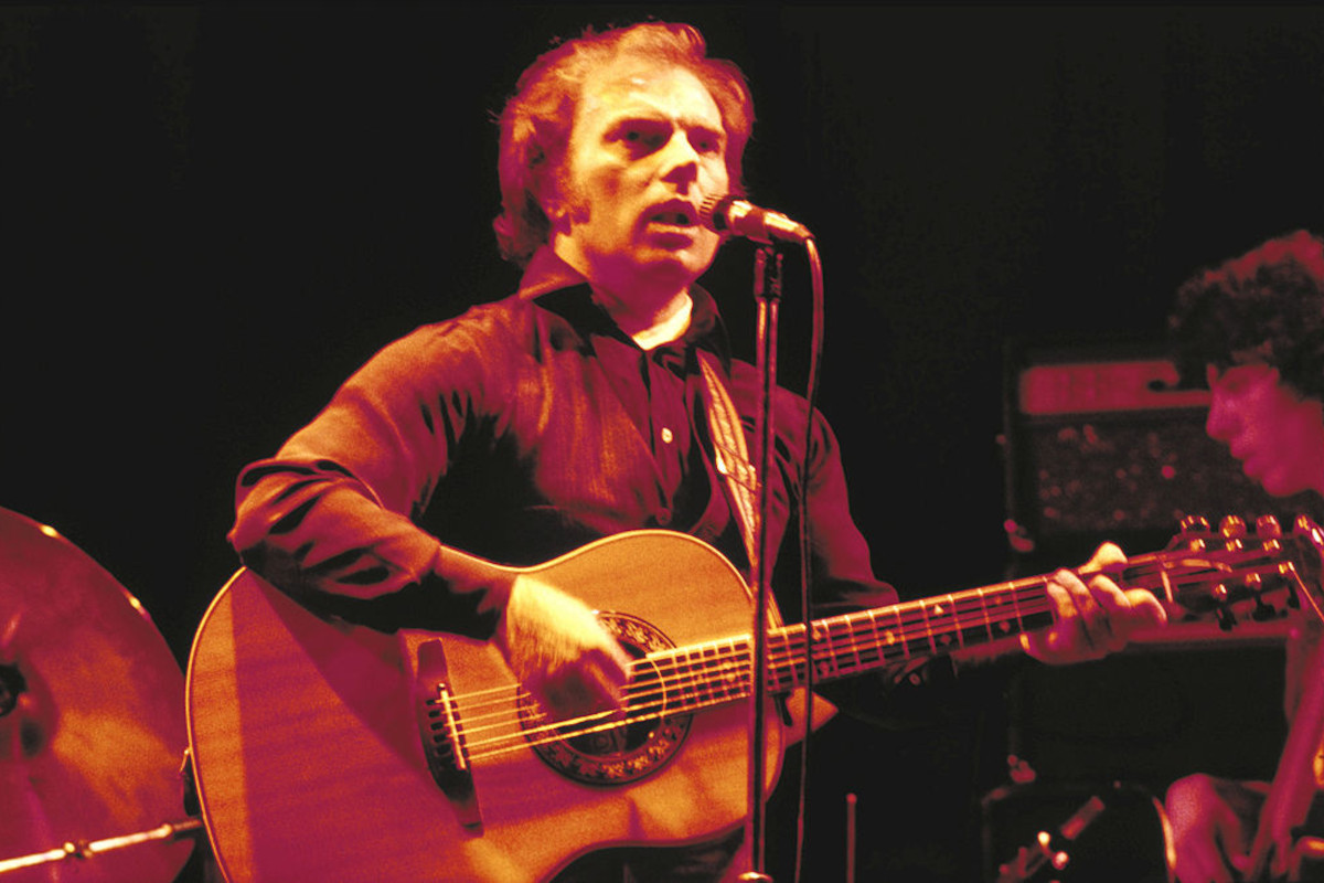 Van Morrison performing live, 1974