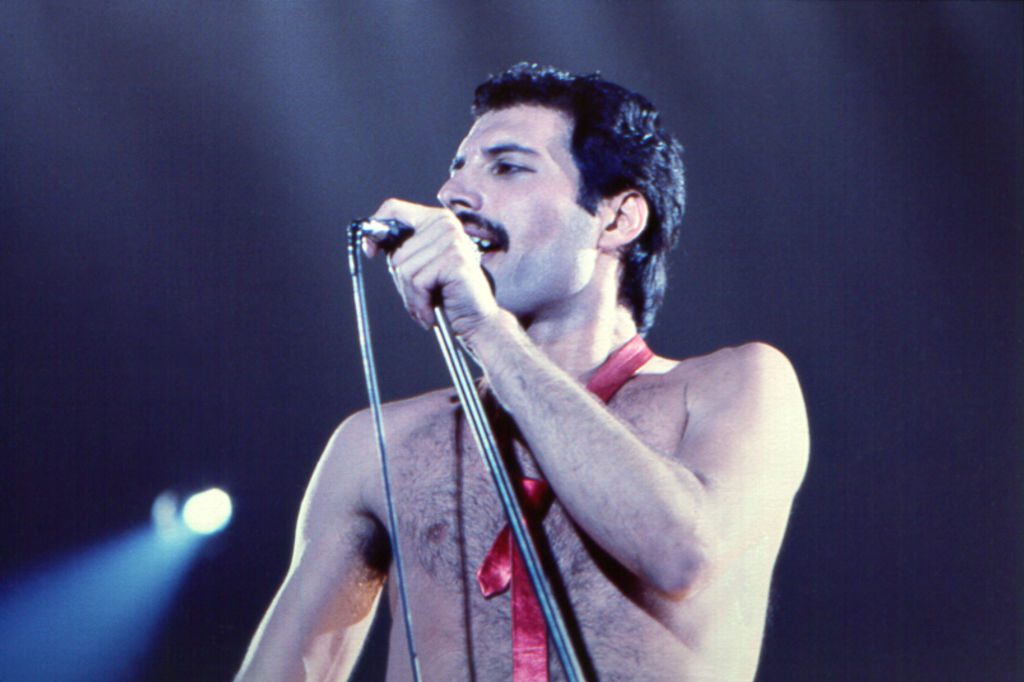 British rock band Queen perform in concert at the Forum on July 9, 1980 in Inglewood, California