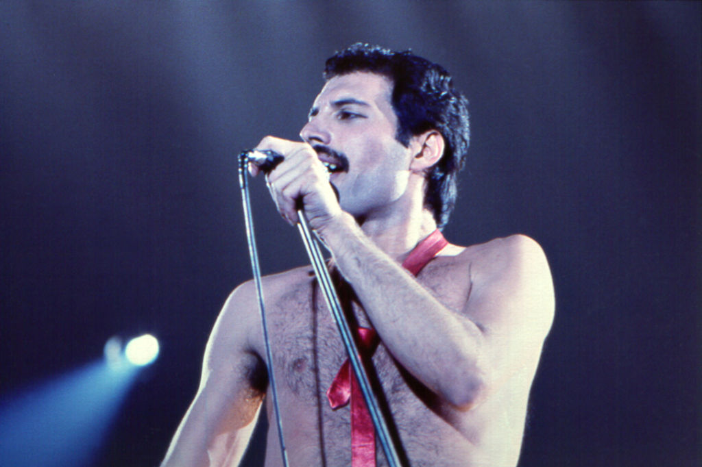 British rock band Queen perform in concert at the Forum on July 9, 1980 in Inglewood, California