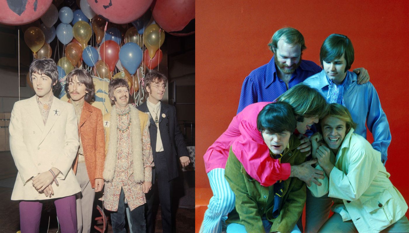Beatles and Beach Boys 1967