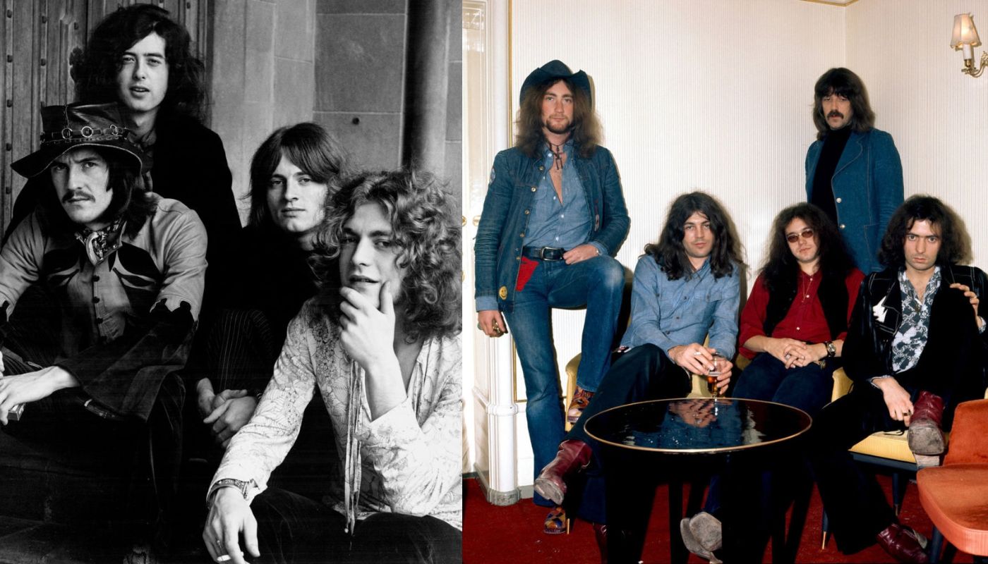 Led Zeppelin and Deep Purple, both 1972