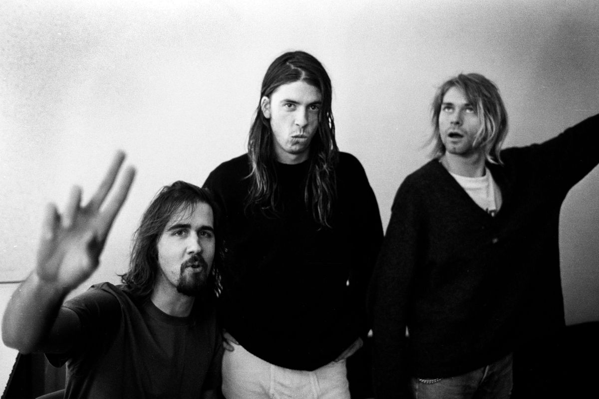 Nirvana, Krist Novoselic, Dave Grohl, Kurt Cobain, Vooruit, Gent, Belgium, 23/11/1991